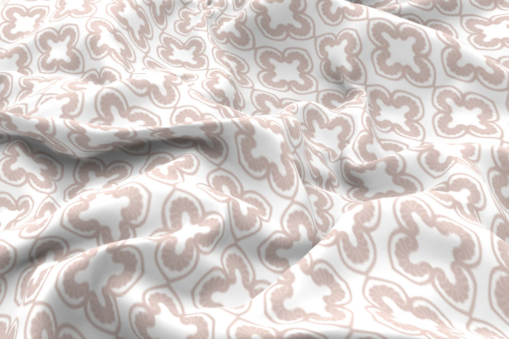 Blackout - permanent schwer entflammbar - Barock-Garten II