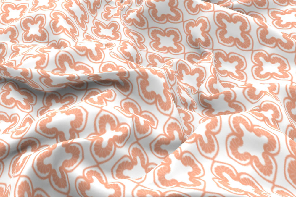 Blackout - permanent schwer entflammbar - Barock-Garten II