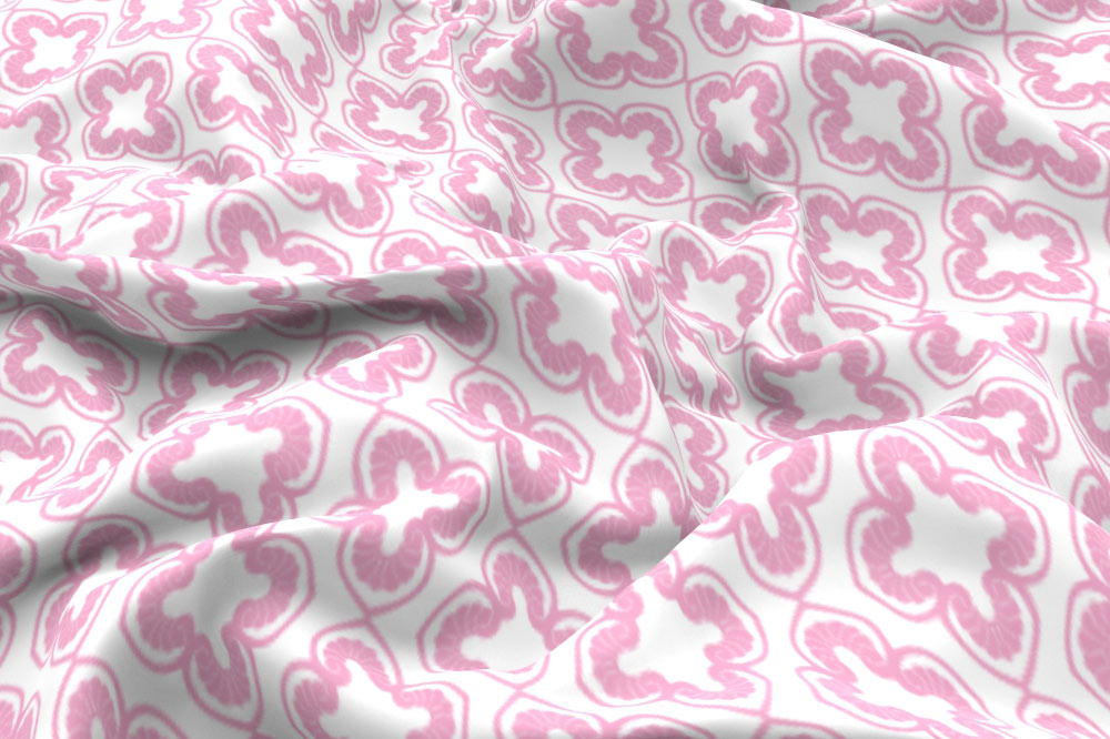 Blackout - permanent schwer entflammbar - Barock-Garten II