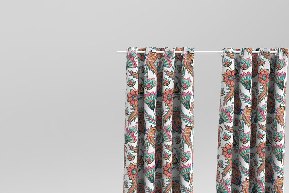 Blackout perm. schwer entflammbar - Exotic Paisley