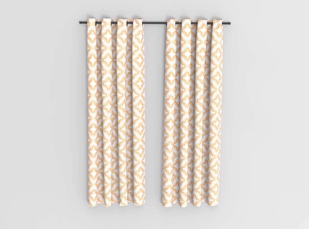 Blackout perm. schwer entflammbar - Barock-Garten II