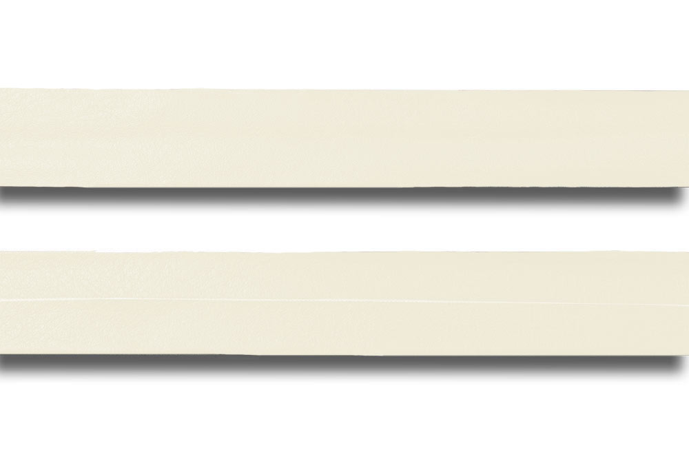Einfassband Kunstleder glatt - 2,5/5 cm breit - Meterware