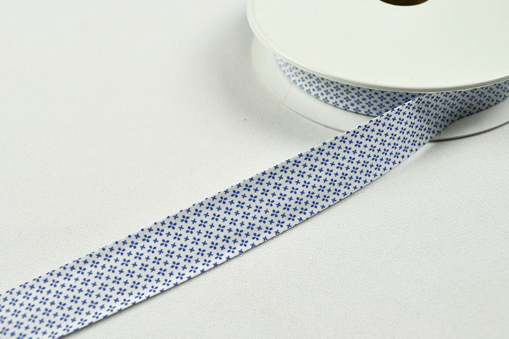 Schrägband - Mini-Blüten - 2/4 cm breit - Meterware