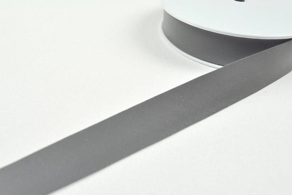 Reflektierendes Schrägband - 2/4 cm breit - Meterware
