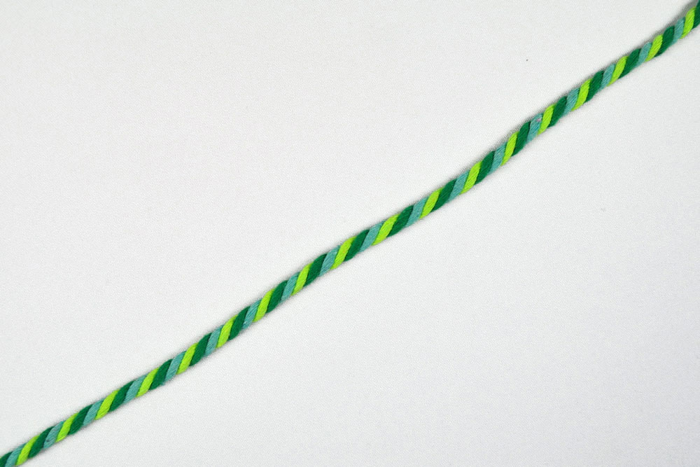 Kordel - Grüntöne - 6 mm - Meterware