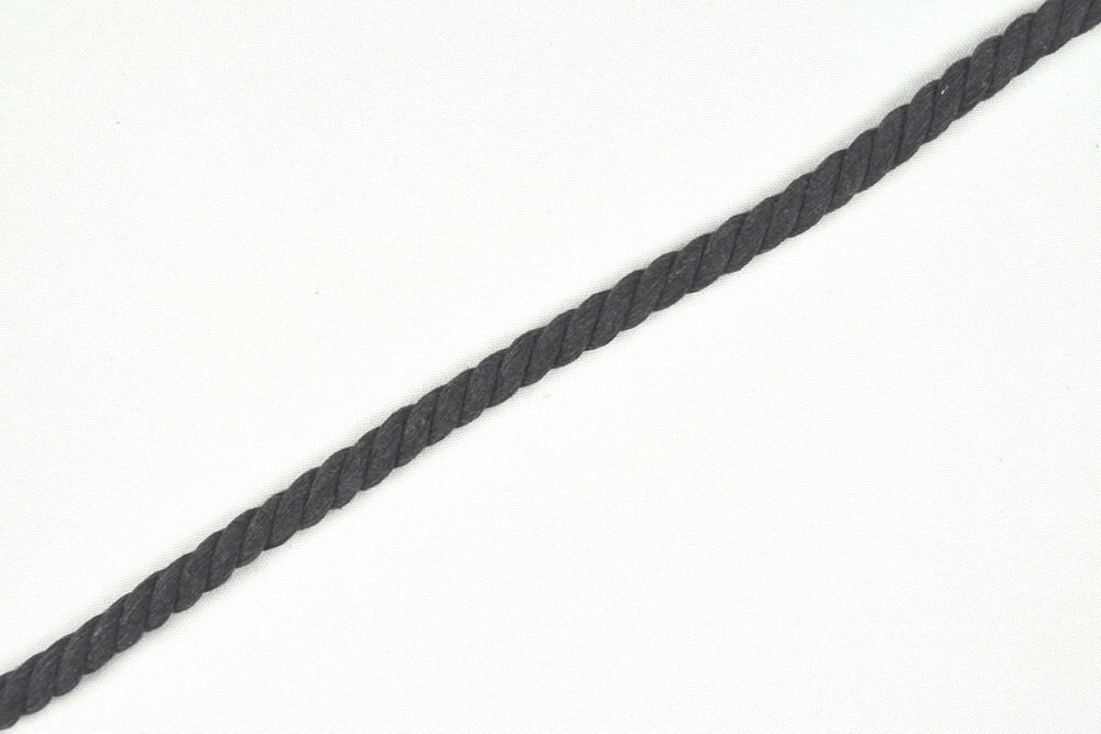 Kordel - Anthrazit - 8 mm - Meterware
