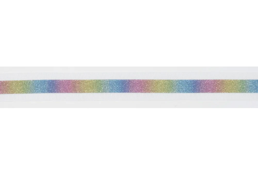 Reflexionsband - 20 mm - Glitter Rainbow
