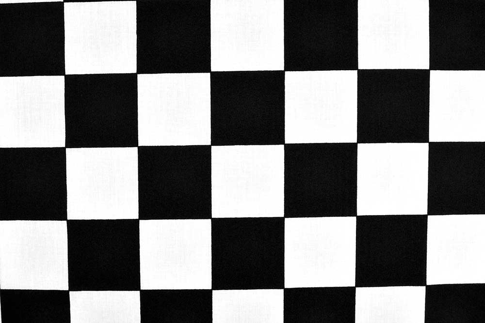 Baumwollstoff Schachbrett
