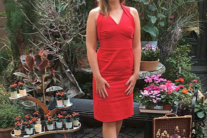 Baumwoll-Satin - Stretch - Uni