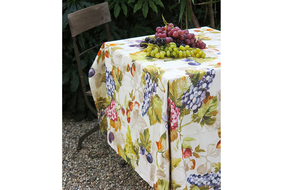 Baumwollstoff Digital - Traubenernte - 280 cm