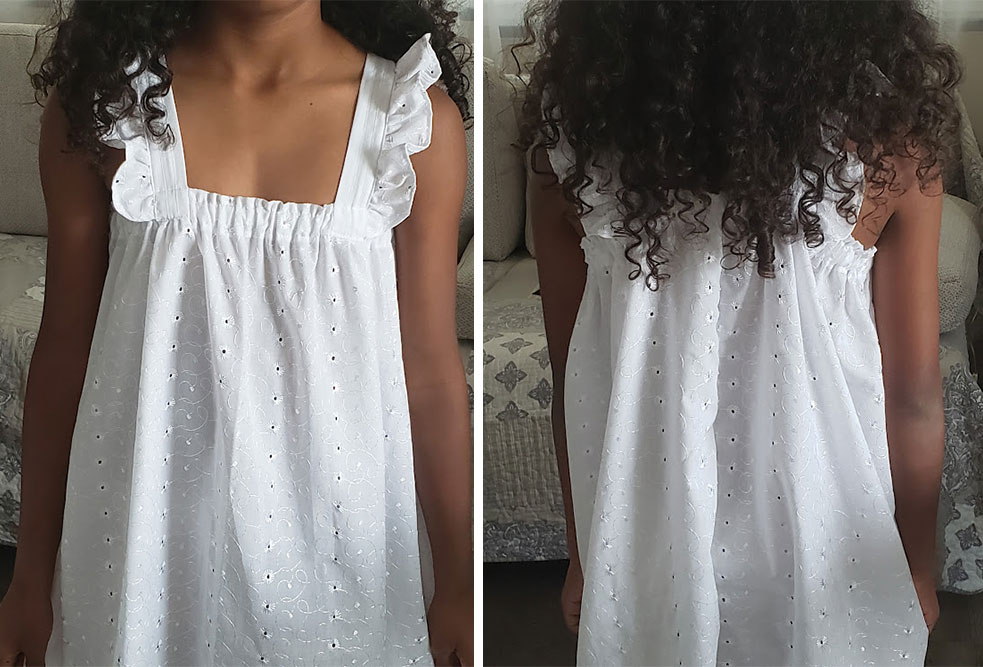 Baumwoll-Batist Lochstickerei