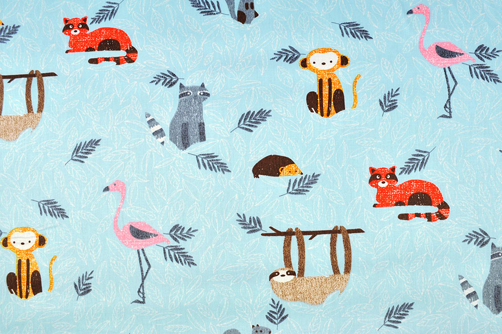 Baumwoll-Popeline - Tierfreunde