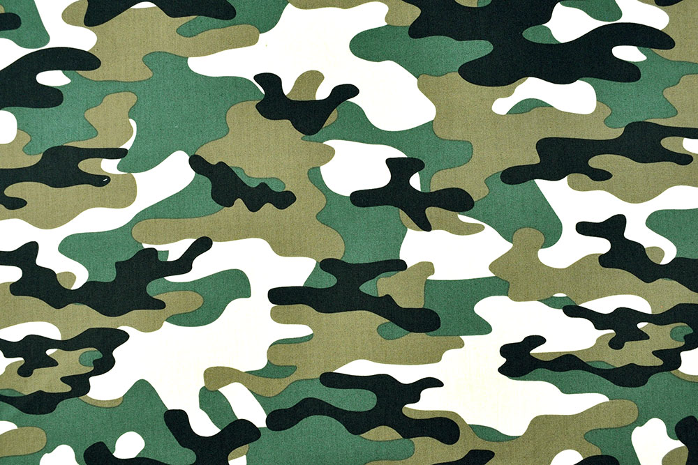 Baumwoll-Popeline - Military Classic - Grün