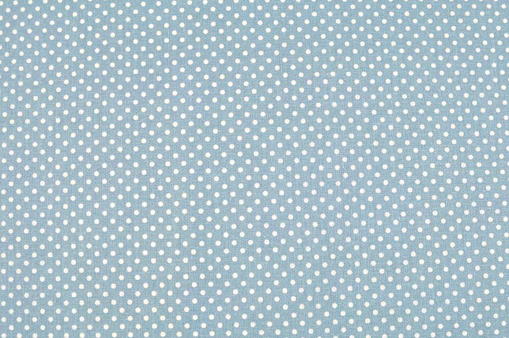 Baumwollstoff - Punkte - 290 cm - Hellblau