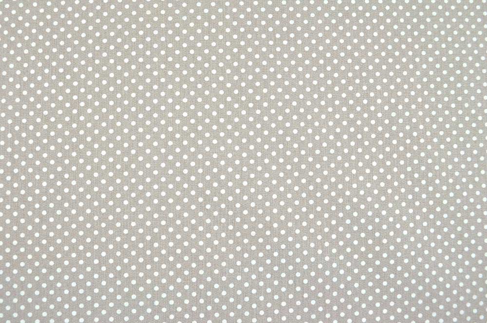 Baumwollstoff - Punkte - 290 cm - Stone