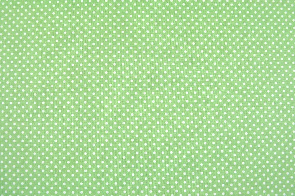Baumwollstoff - Punkte - 290 cm - Hellgrün