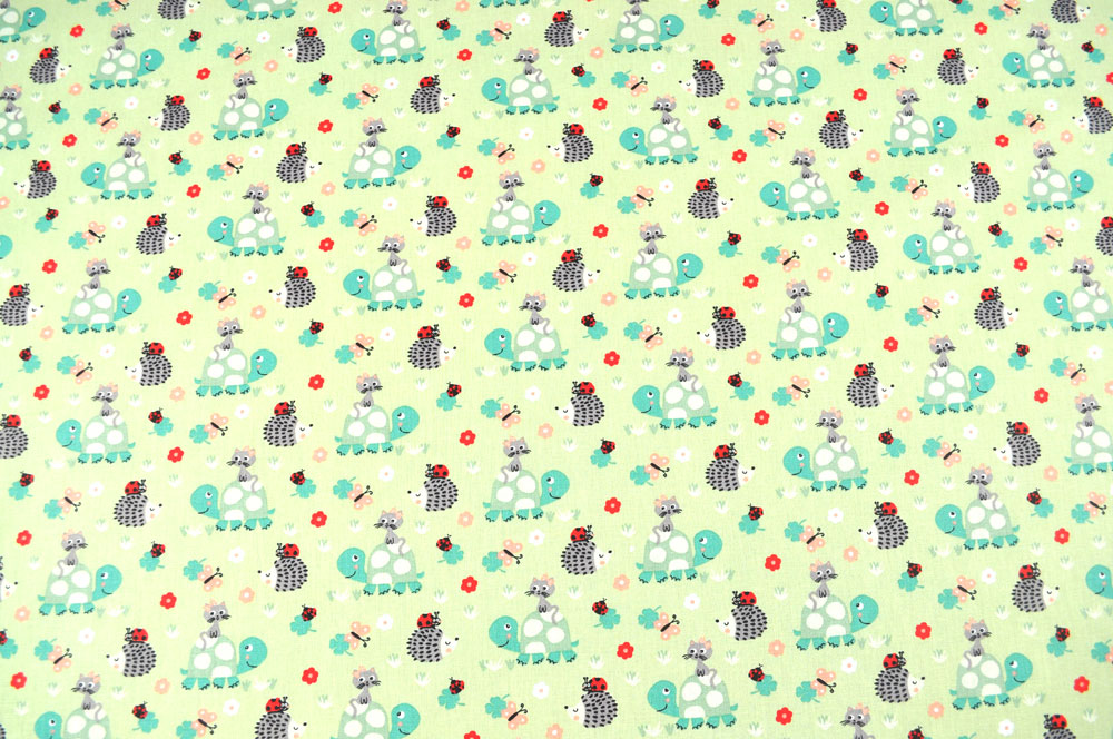 Baumwollstoff - Schildkröte