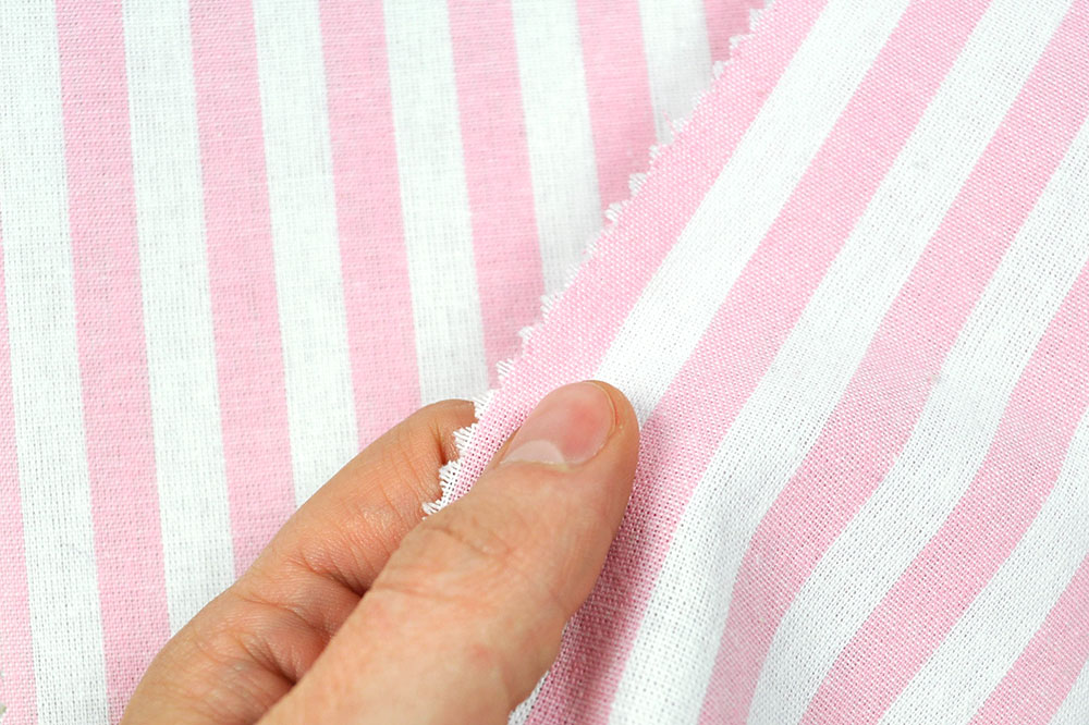 Baumwollstoff Längsstreifen - 1 cm - Alpenluft