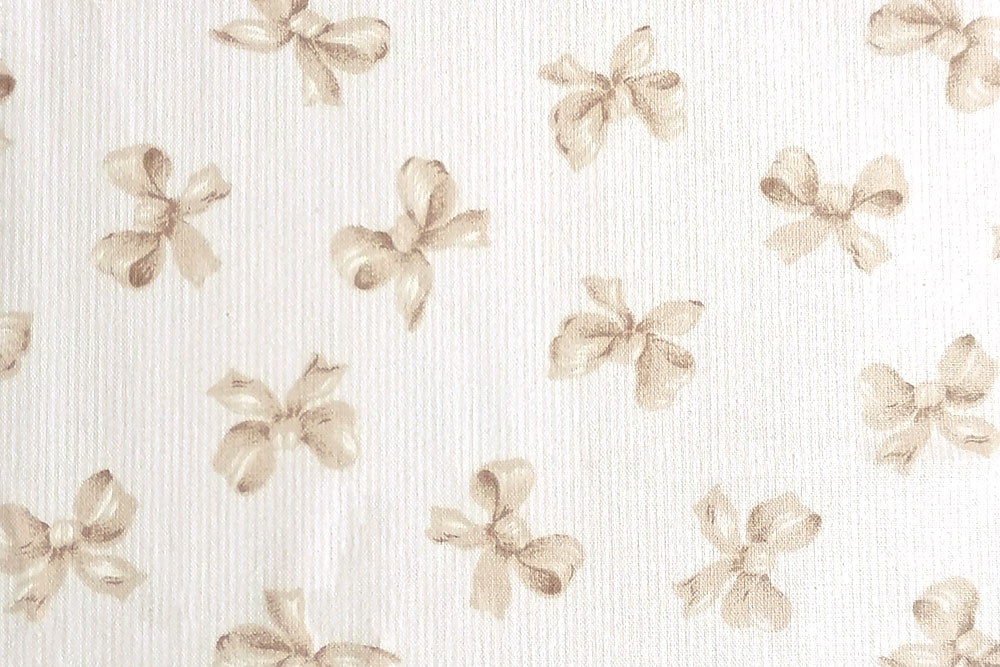 Bettwäsche-Stoff - Süße Schleifen - 295 cm