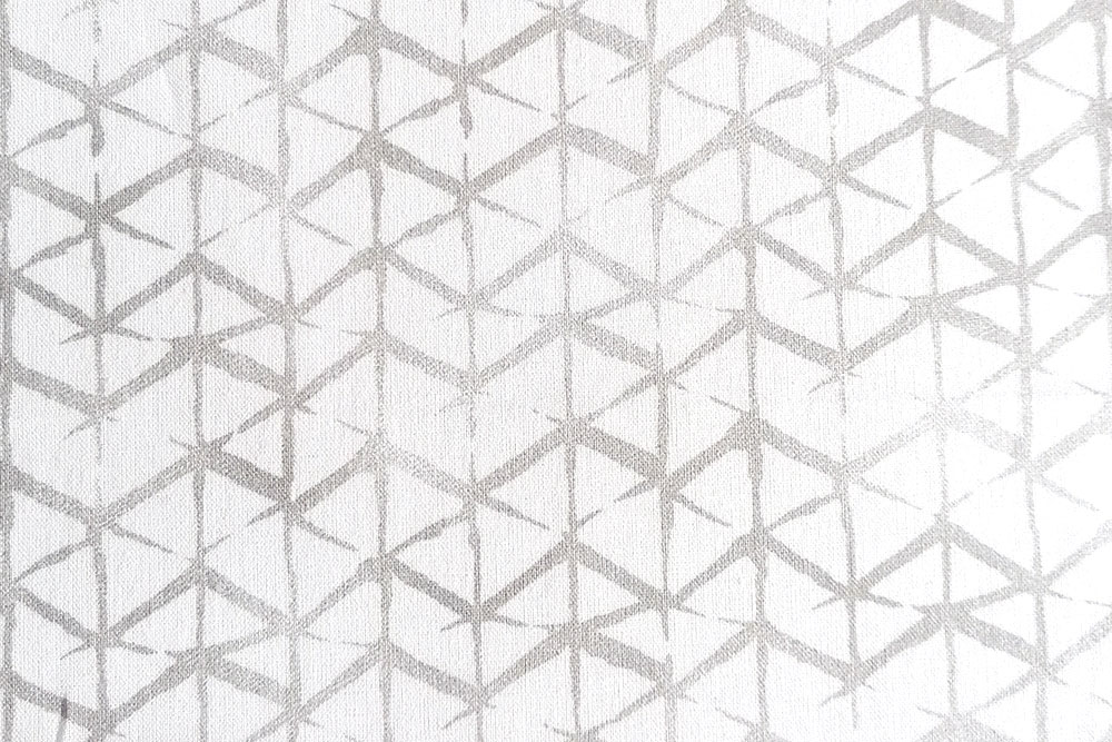 Baumwollstoff - Geo White - 295 cm