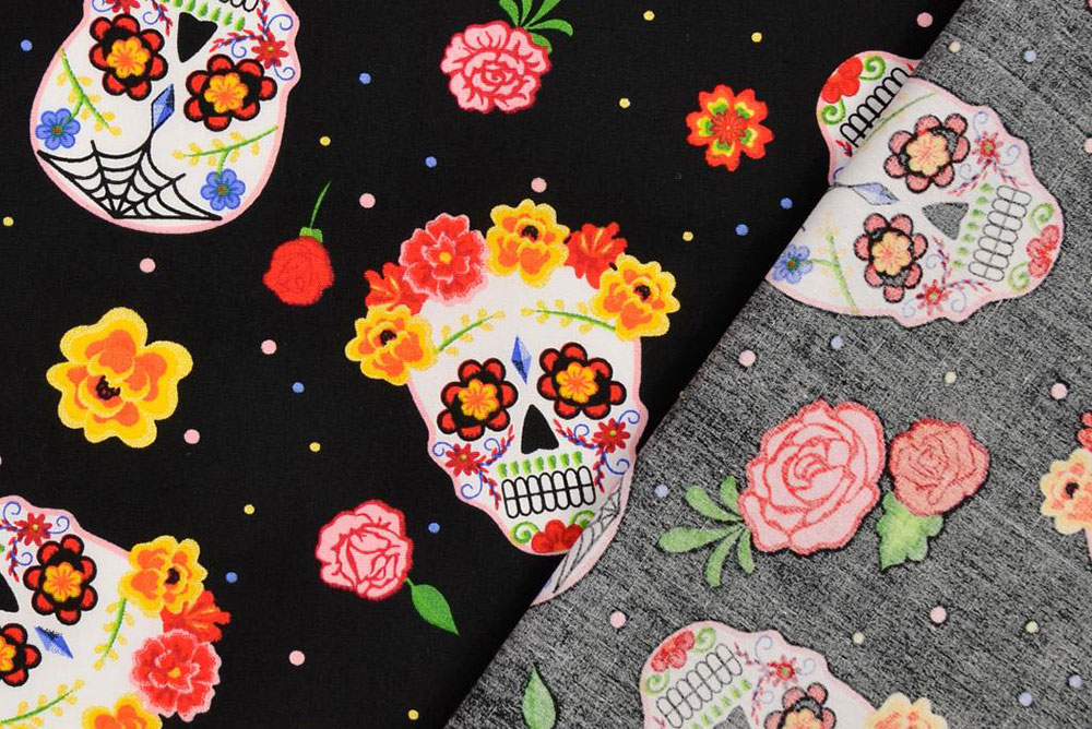 Baumwollstoff - Tag der Toten