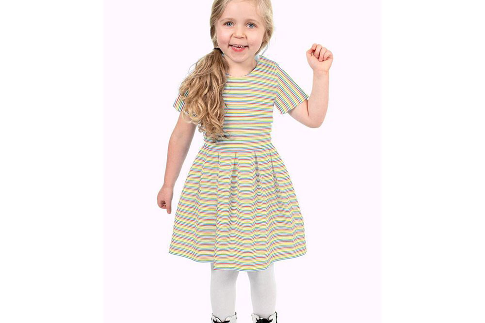 Baumwollstoff - Bunte Streifen