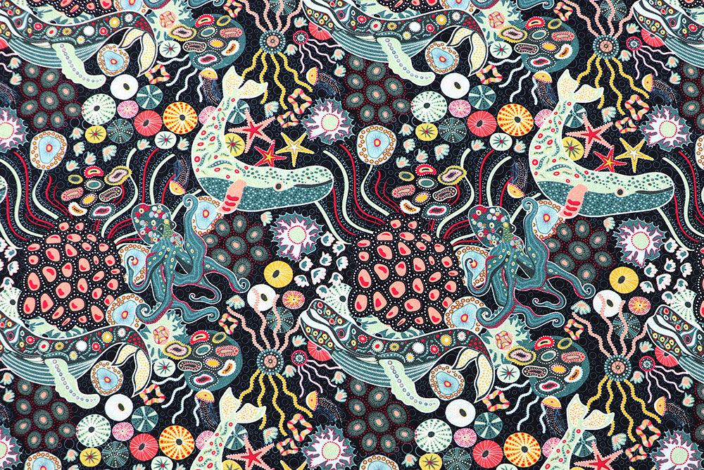 African-Waxprint-Look - Crazy Seas