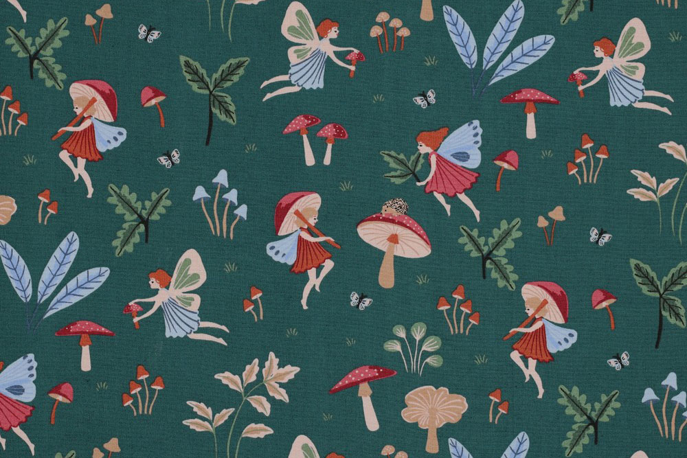 Baumwollstoff - Wunderland der Feen