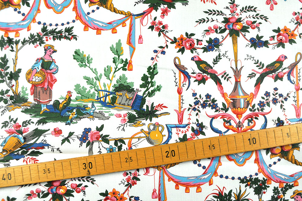Renforcé-Baumwolle - Toile de Jouy Classique - 280 cm