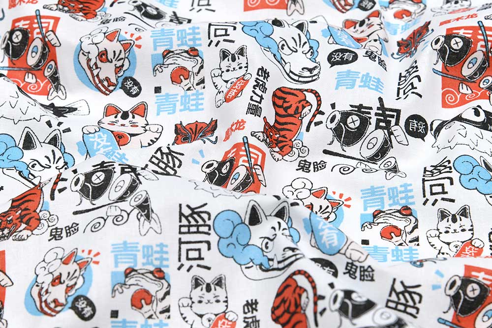 Baumwollstoff - Manga Style