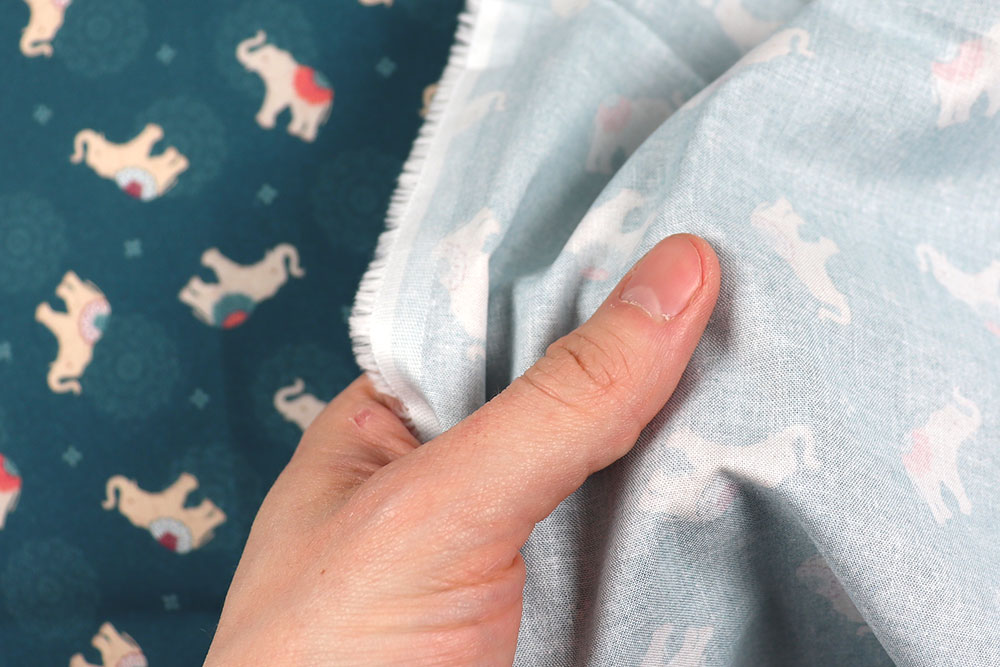 Baumwollstoff - Elefanten und Mandalas