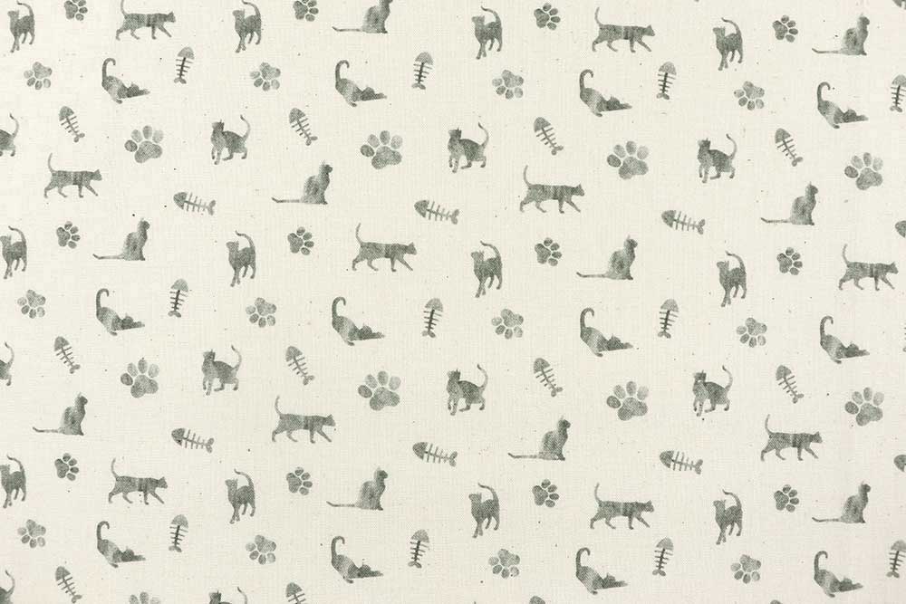 Baumwoll-Popeline - Cat Life