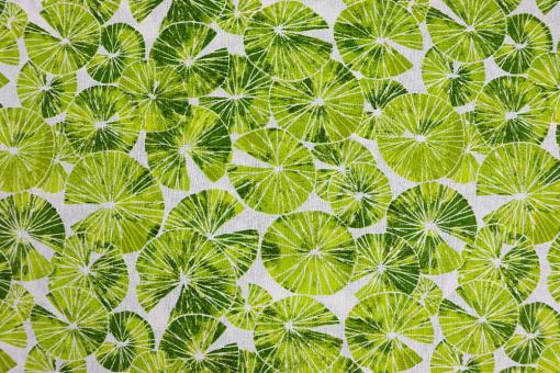 Baumwollstoff - Wasserlilien