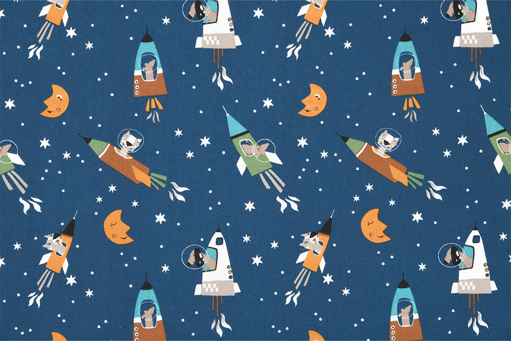 Baumwollstoff - Mars-Mission