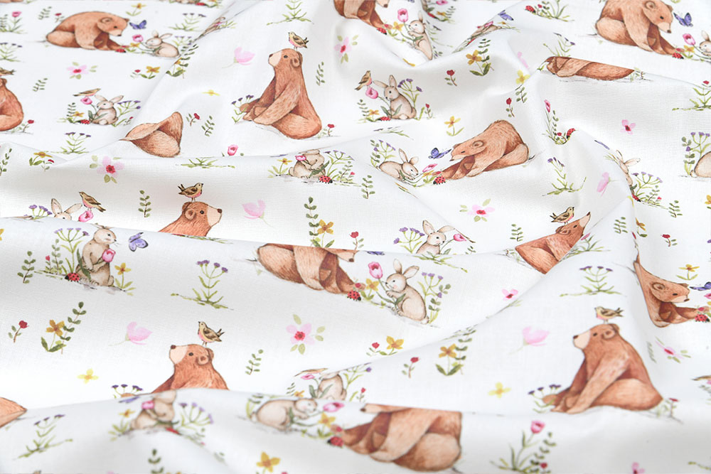 Baumwollstoff - Waldfreunde