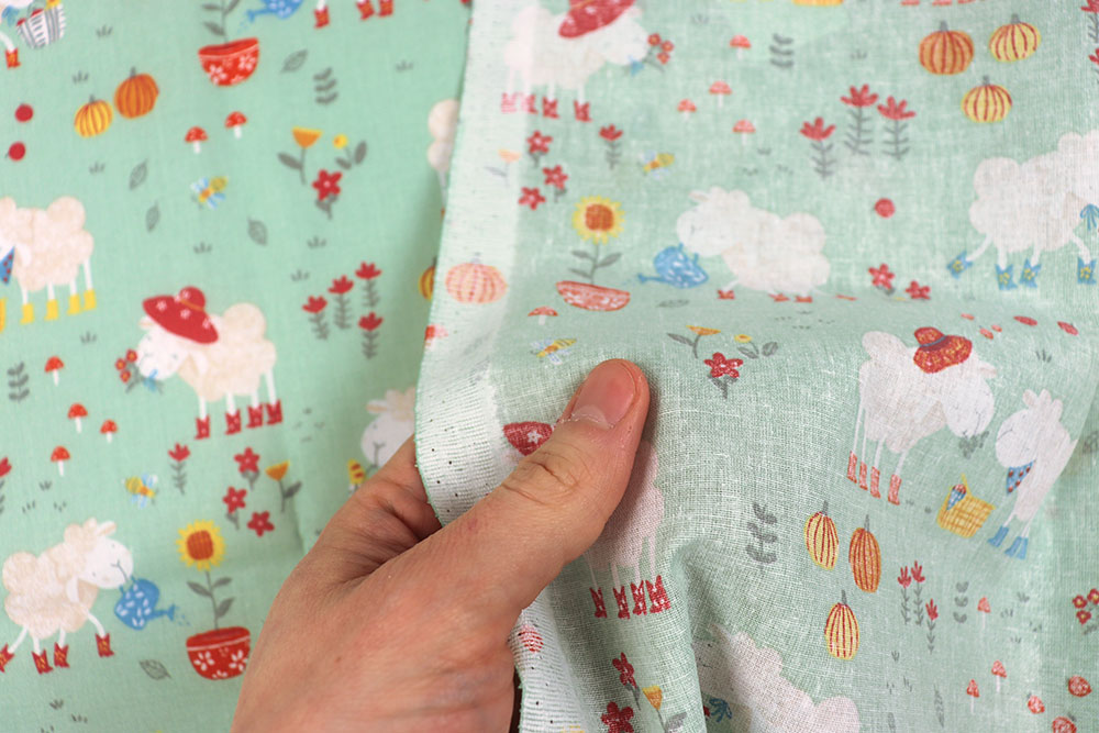 Baumwollstoff - Schäfchen