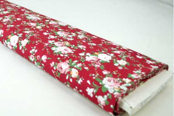 Baumwollstoff - Classic Roses - Bordeaux