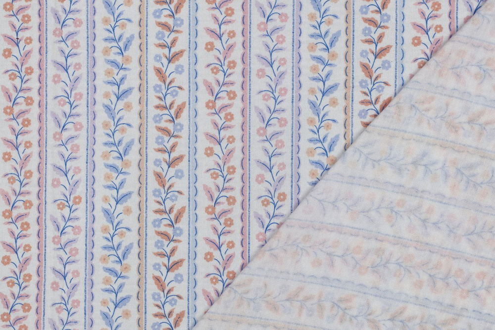 Musselin - Blütenranken