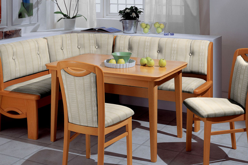 Dekostoff Leinenoptik - Ethno-Streifen