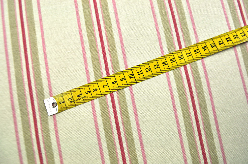 Dekostoff - Streifen - Champagner