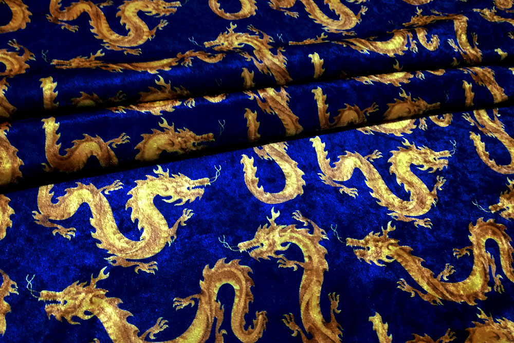 Pannesamt - China-Drache