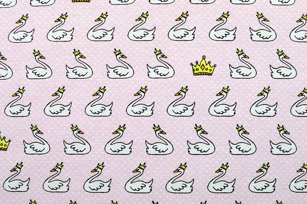 Dekostoff - Schwanparade