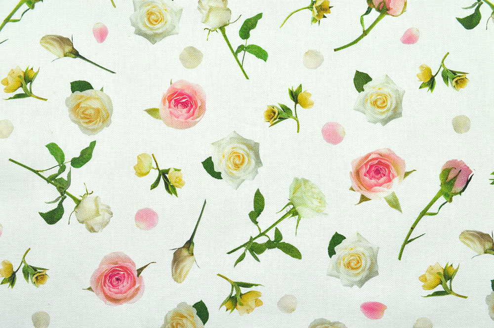 Dekostoff Digitaldruck - Rosen-Schauer
