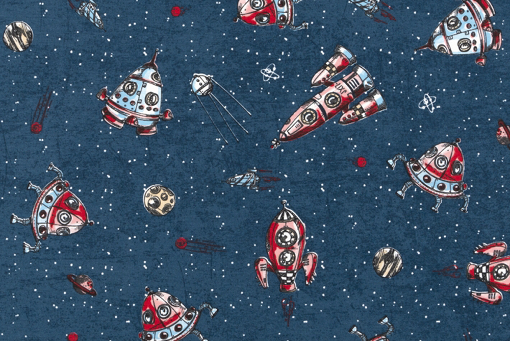 Space Shuttles - Dekostoff