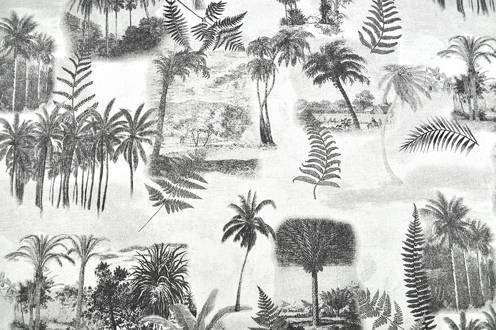 Botanischer Garten - Dekostoff Baumwolle