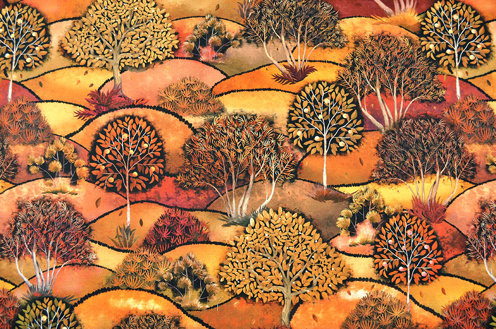 Dekostoff - Digitaldruck - Herbst