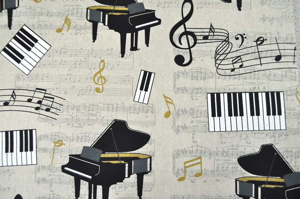 Dekostoff Leinenoptik - Musically