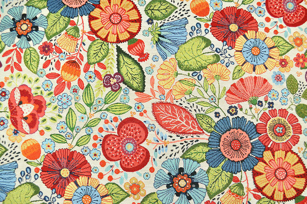 Gobelin-Stoff - Flower Art