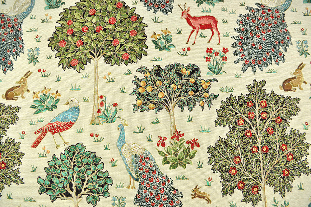 Gobelin-Stoff - Tiergarten