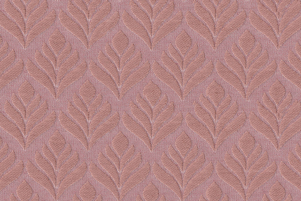 Chenile-Wende Jacquard - Lotusblatt - Rosa